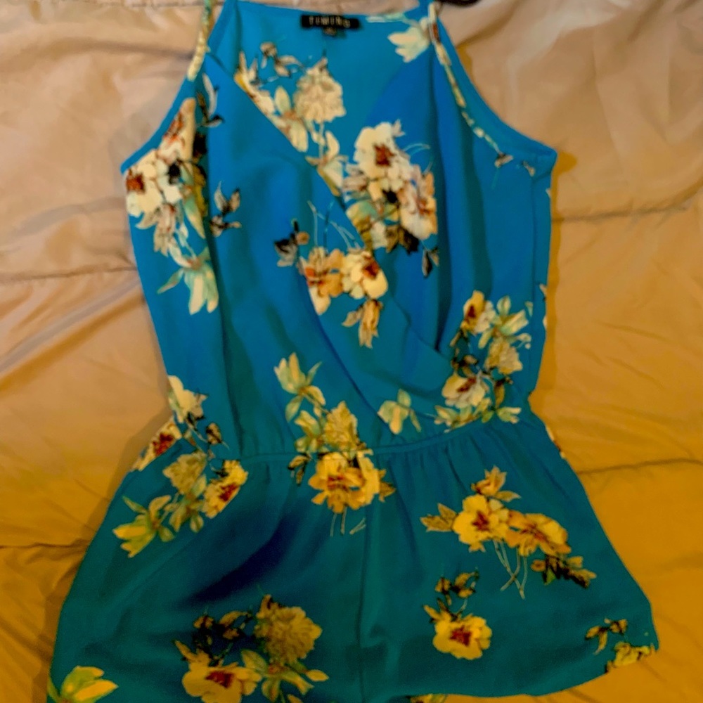 Blue women’s romper